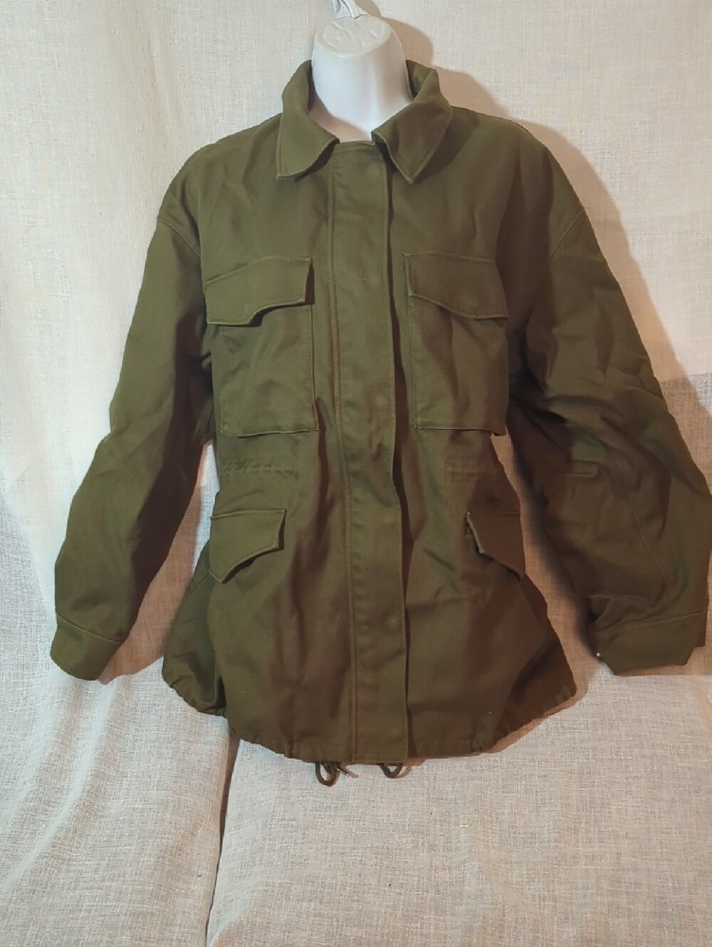 NEW STOCKHOLM ATELIER & Other Stories Utility Jacket in Olive Green